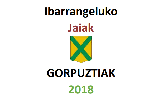 Programa de fiestas de Ibarrangelu 2018