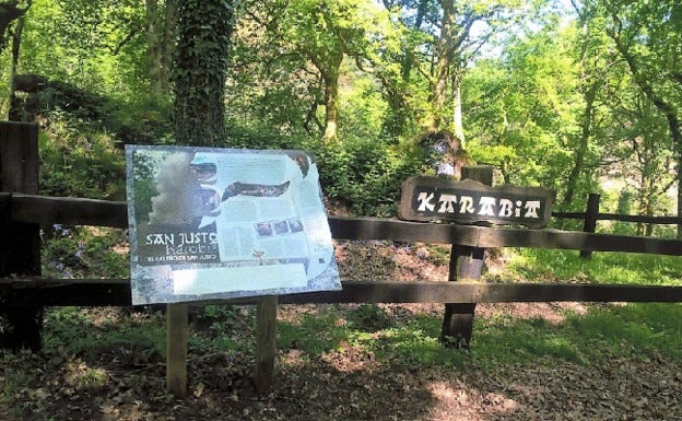 Colocan un panel interpretativo en el calero de San Justo