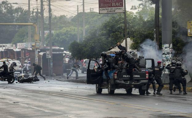 Un joven vasco fue testigo de la «masacre» de Nicaragua