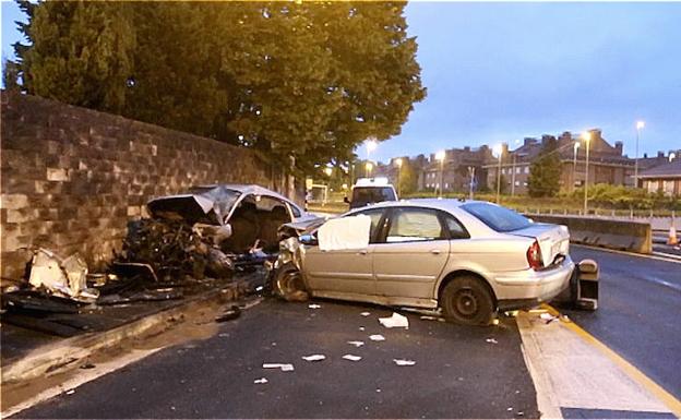 Los compañeros del ertzaina arrollado: «Pese al madrugón, venía a trabajar con ilusión»