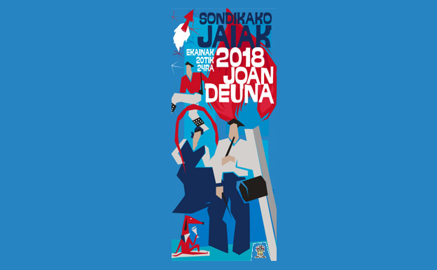 Programa de fiestas de Sondika 2018: Joan Deuna Jaiak