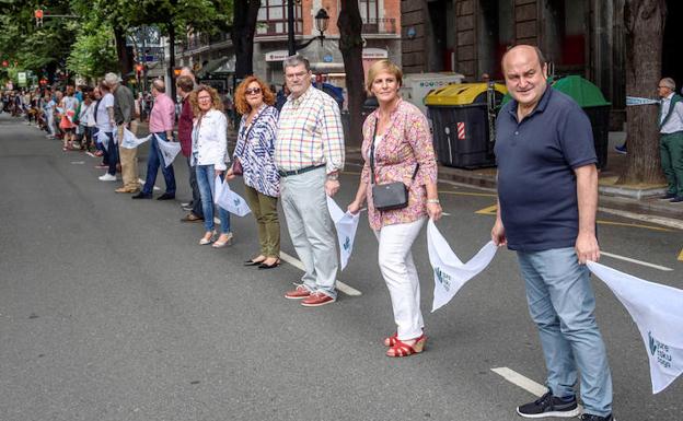 El Gobierno vasco rebaja a un mero acto «simbólico» la cadena soberanista