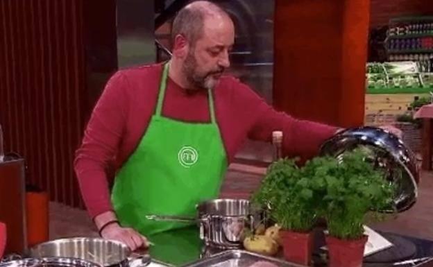 El vasco de 'Masterchef' se salva por los pelos