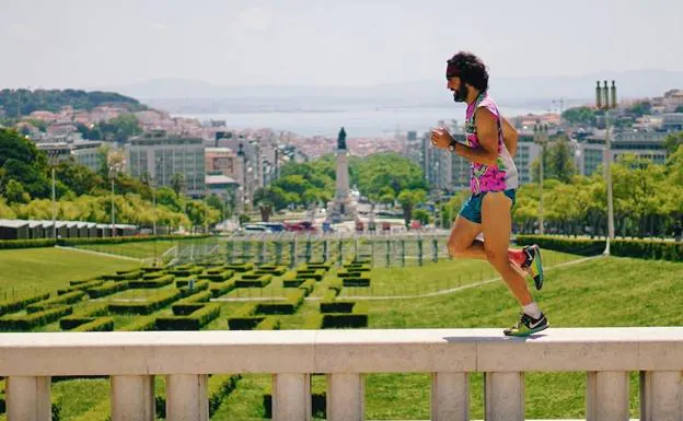 Asia Deporte Mujer Caliente Para Hacer Ejercicio En El Parque Al