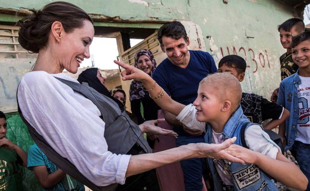 Angelina Jolie visita Mosul