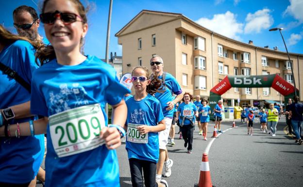 Gallarta mide la solidaridad en kilómetros