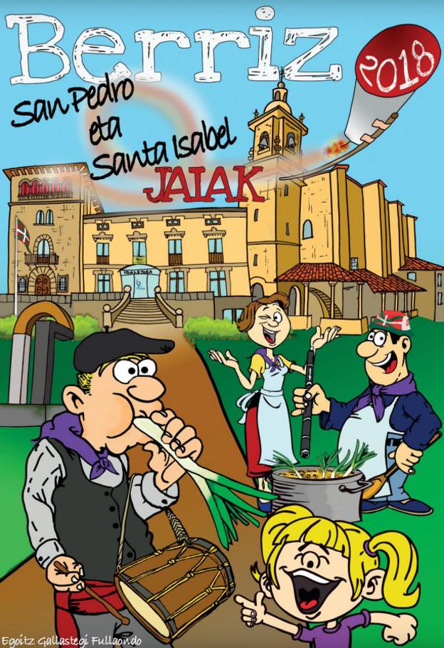 Programa de fiestas de Berriz 2018: San Pedro eta Santa Isabel Jaiak