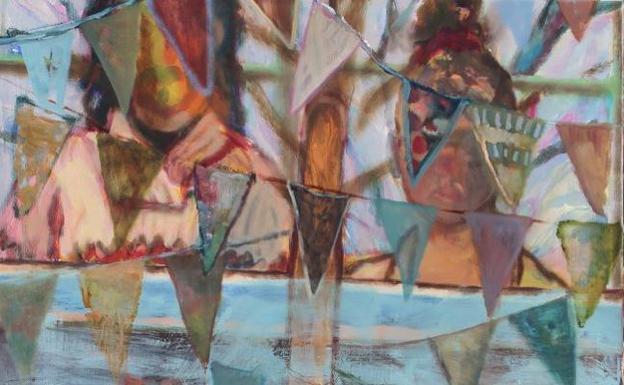 La pintura del sol de medianoche