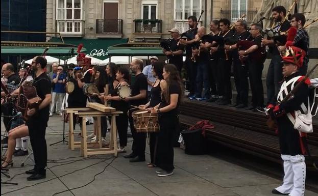 La música, protagonista en los actos del 205º aniversario de la Batalla de Vitoria