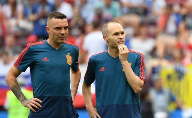 Iniesta, suplente como Xavi en el Mundial de Brasil