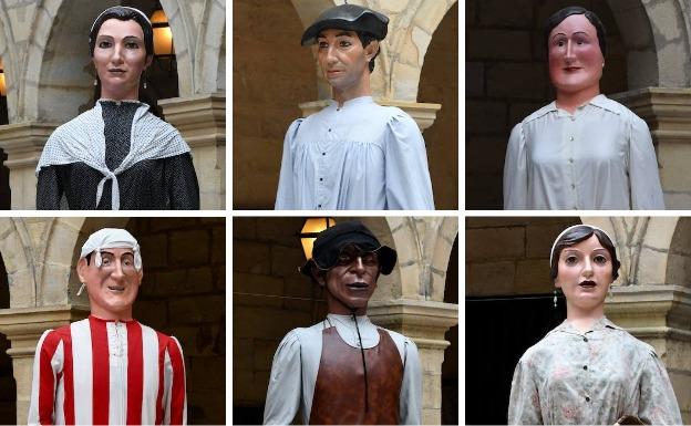 De doña Tomasa a don Celes, los gigantes y cabezudos de Aste Nagusia