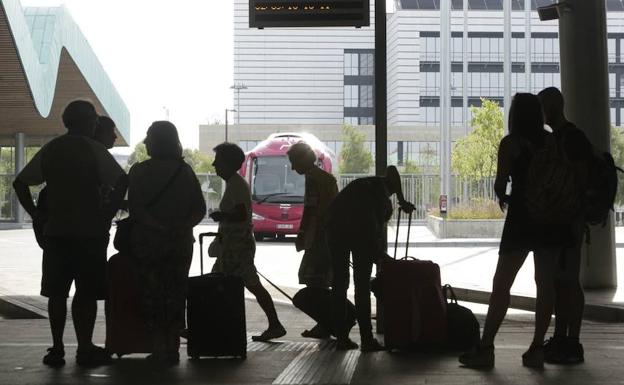 Detenido por guardar 85 bolsitas de marihuana en una consigna de la estación de autobuses de Vitoria