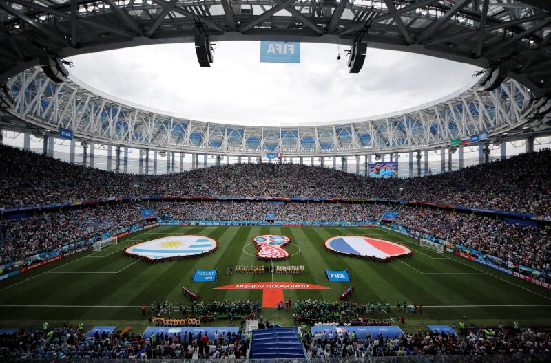 Francia - Uruguay, en imágenes