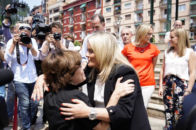 Saénz de Santamaría, en el homenaje a Miguel Ángel Blanco en Ermué