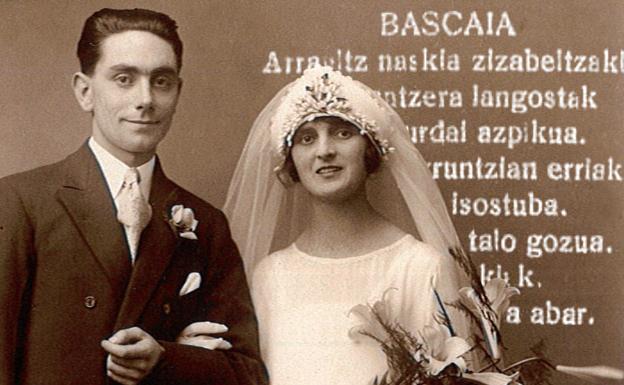 Un menú nupcial de 1929 en euskera