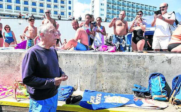 Baños de sal, 'selfies' y nietos