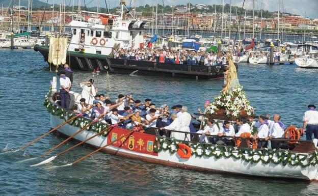 Santurtzi se rinde a la Virgen del Carmen