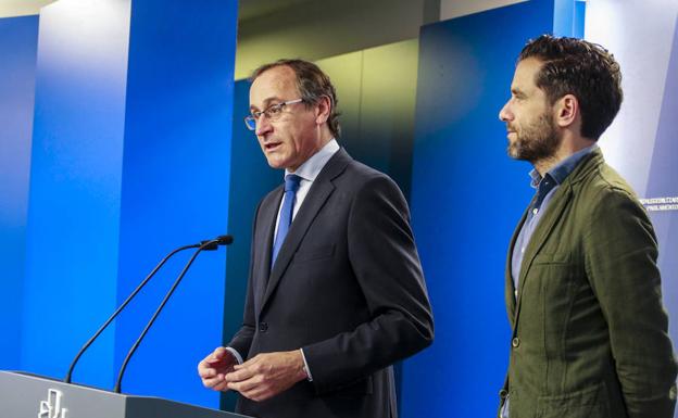 El PP exige la retirada de las bases del nuevo Estatuto y se reivindica como garante de la convivencia en Euskadi