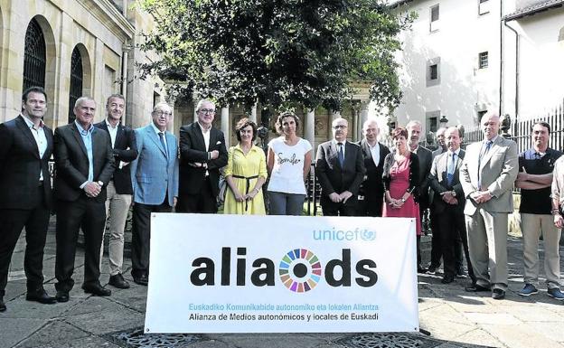 Unicef impulsa una alianza de medios vascos a favor del desarrollo sostenible