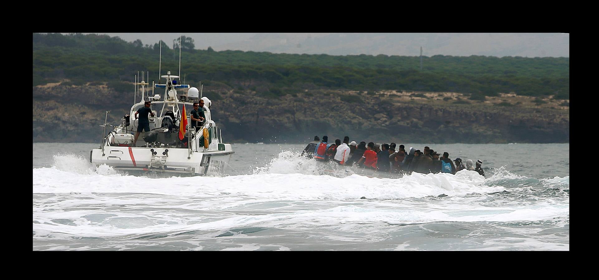 Unos 700 inmigrantes rescatados en las costas españolas de decenas de pateras