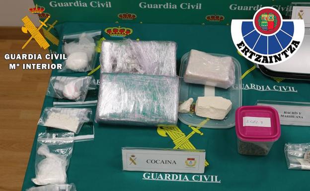 Desarticulan una red dirigida desde Barakaldo que vendía droga en Euskadi y Navarra