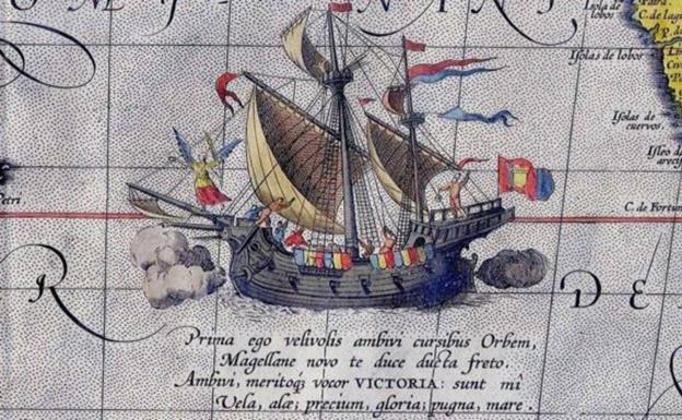 Bizkaira heltzear da Elkanoren 'Victoria' museo-itsasontzia