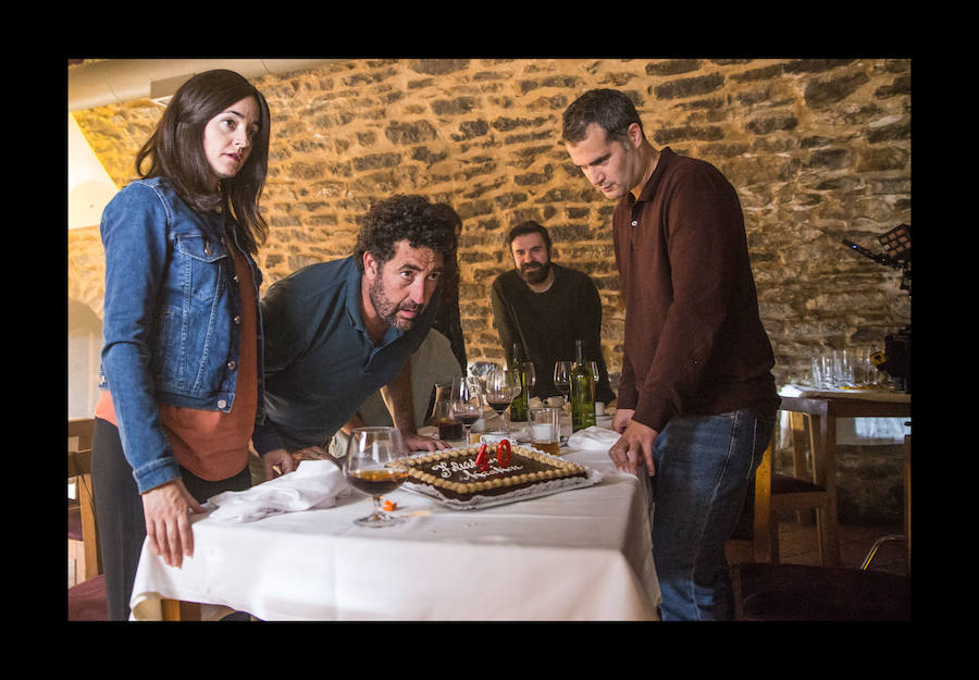 El rodaje de 'El silencio de la ciudad blanca', en el Machete