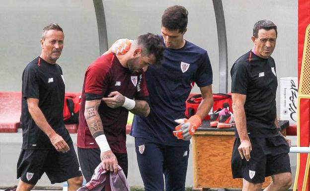 Herrerín opta por una terapia conservadora para tratarse