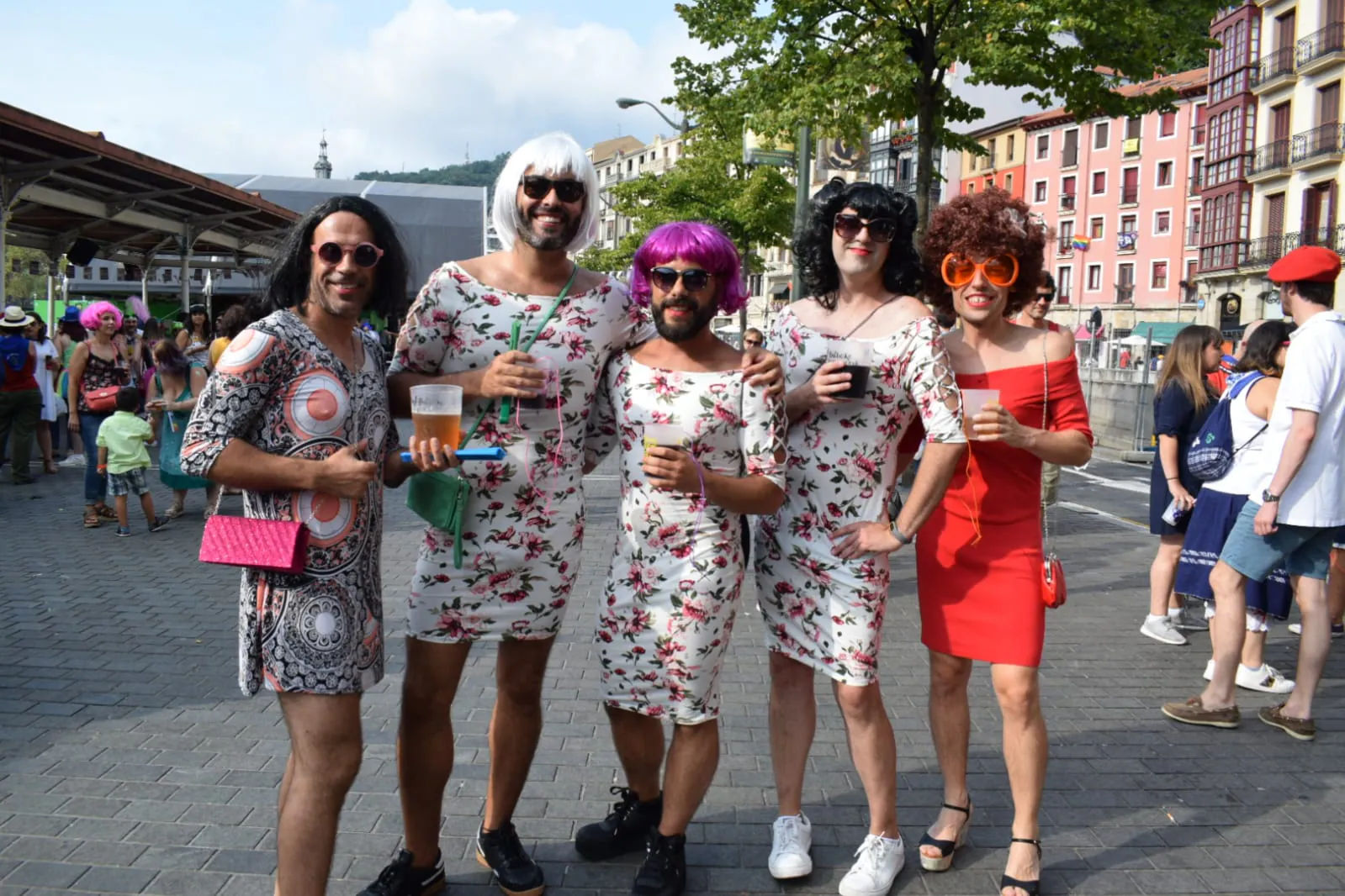 El travesti-poteo organizado por Pinpilinpauxa en Aste Nagusia 2018