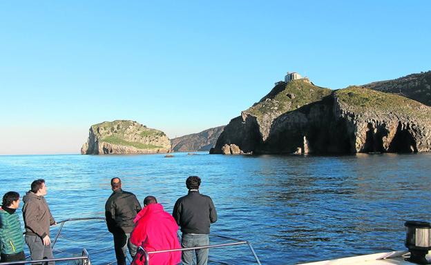 La costa vasca en barco