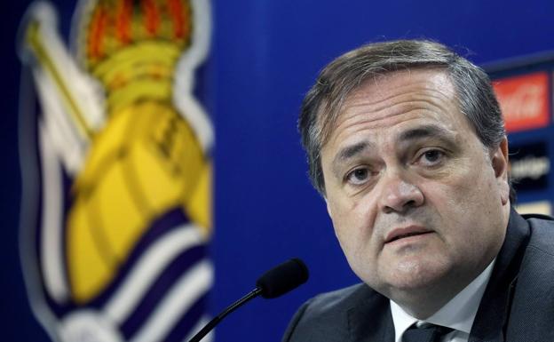 El presidente de la Real elogia a Remiro: «Es un gran portero»