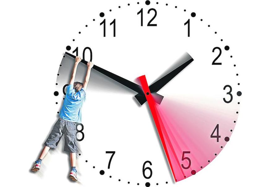 A las dos serán las dos