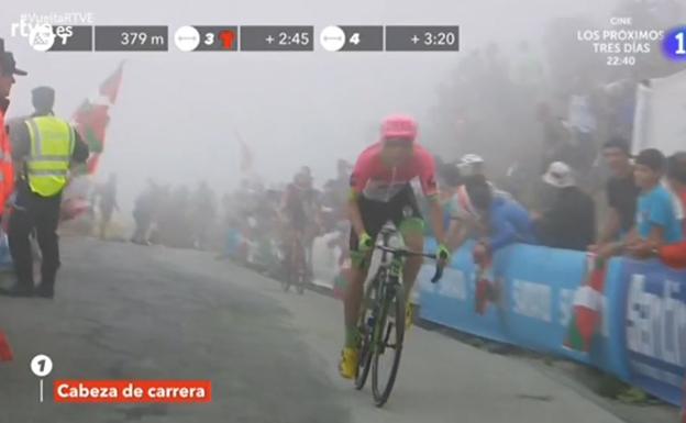 La Vuelta en directo: la fuga rueda hacia el Balcón de Bizkaia