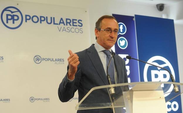 El PP se reunirá con el PNV para intentar convencerle de que retire el nuevo Estatuto