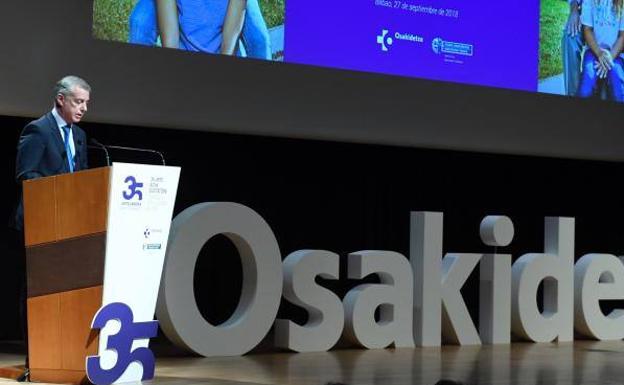 Urkullu: «Osakidetza es una conquista social que hay que preservar y mejorar»