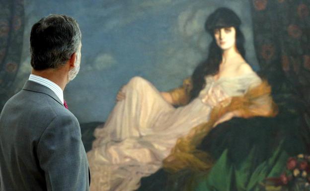 El Rey disfruta en el Bellas Artes