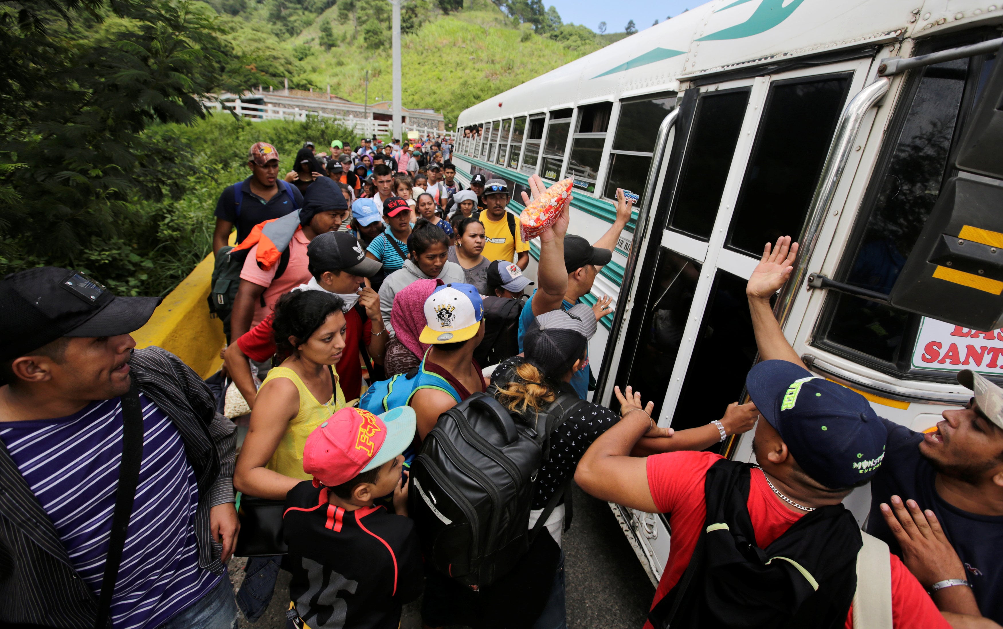 La caravana de mil hondure os que desaf a la pol tica migratoria