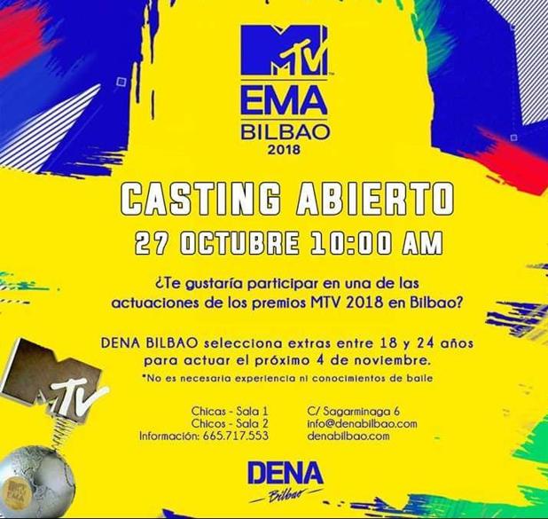 Abren un casting para participar en la gala de los premios MTV