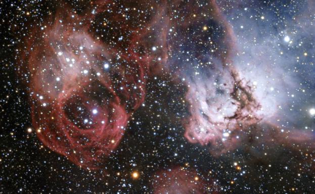 Colisionan dos galaxias satélite de la Vía Láctea