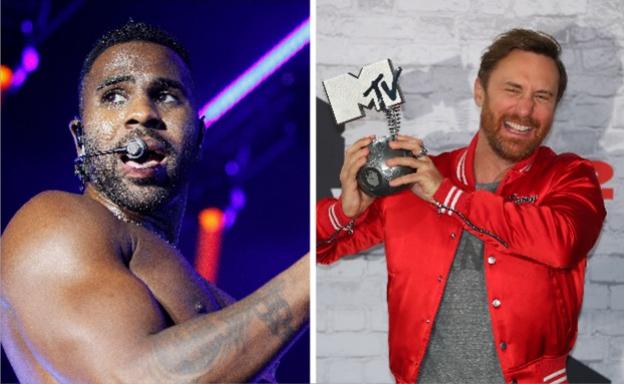 Jason Derulo y David Guetta actuarán en la gala de la MTV