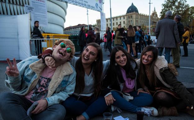 El ambiente en San Mamés para los conciertos de la MTV