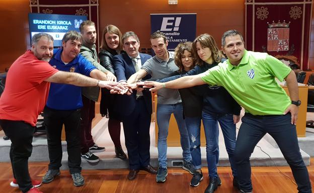 Erandio boga por el euskera en el deporte