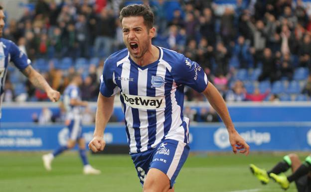 Jony se estrena como goleador del Alavés