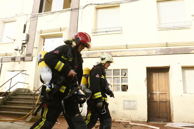 Nuevo incendio en el edificio de Aretxabaleta donde murió calcinado un hombre el mes pasado