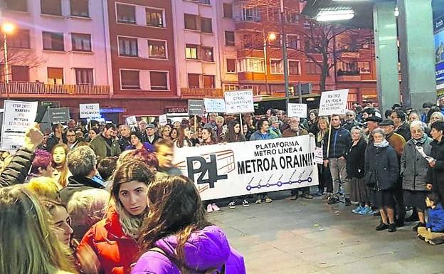 Rekalde e Irala se movilizan para rescatar la Línea 4 del metro