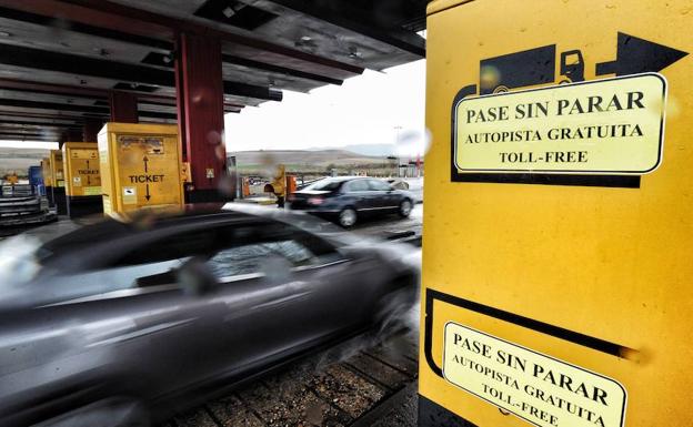 Primeros viajes sin peaje entre Burgos y Armiñón