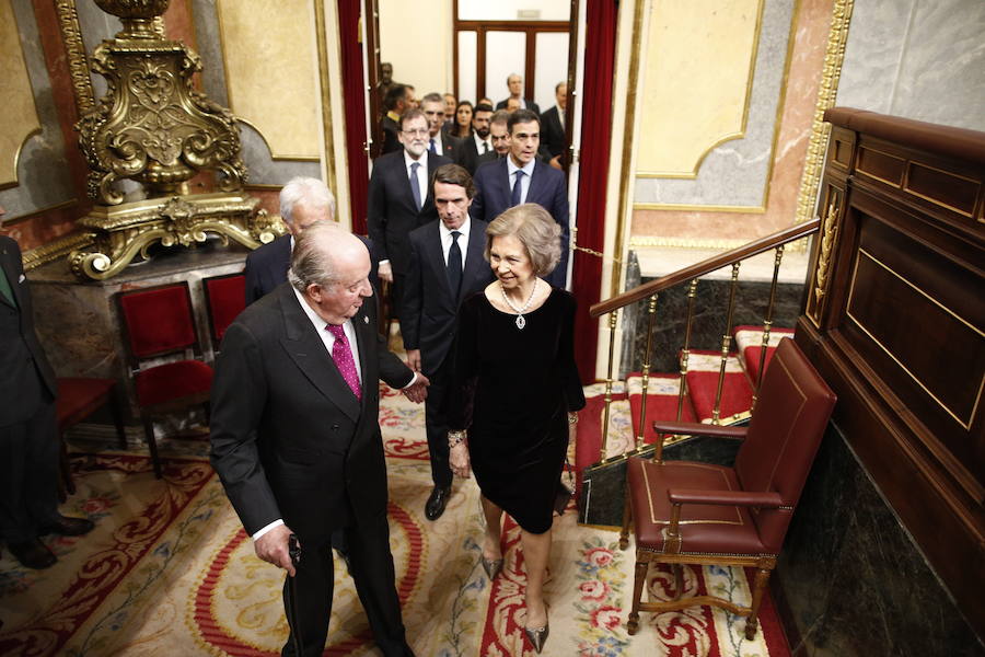 El acto conmemorativo del 40º aniversario de la Constitución de 1978, en imágenes