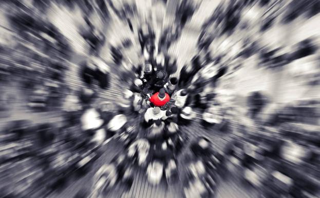 el flujo de personas