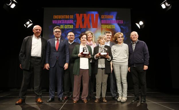 La Fundación Fidias y el colectivo Argibe, voluntarios del año en Getxo