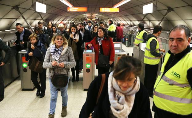 Santo Tomás pulveriza los récords de viajeros en Metro Bilbao